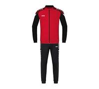 JAKO - Survêtement Performant En Polyester, Mixte, Rouge Noir, XL