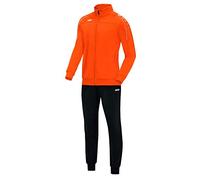 JAKO - Survêtement Polyester Classico, Mixte, Orange Fluo, 3XL