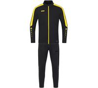 JAKO - Survêtement Polyester Power, Mixte Enfant, Noir/Citro, 164