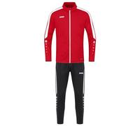 JAKO - Survêtement Polyester Power, Mixte Enfant, Rouge, 140