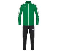 JAKO - Survêtement Polyester Power, Mixte Enfant, Vert Sportif, 128