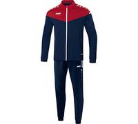 JAKO Survêtement pour homme en polyester Champ 2.0, bleu marine/rouge chili, 4XL, M9120