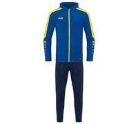 JAKO - Survêtement Power En Polyester Avec Capuche, Mixte Enfant, Royale/Citro, 164