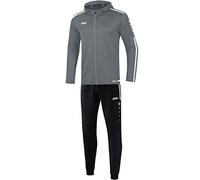 JAKO Survêtement Striker 2.0 avec capuche en polyester gris pierre/blanc, 164 cm