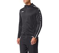 JAKO Survêtement Striker 2.0 en polyester avec capuche pour homme Noir/blanc Taille 3XL
