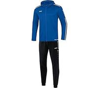 JAKO Survêtement Striker 2.0 pour enfant en polyester avec capuche Bleu roi/blanc Taille 128