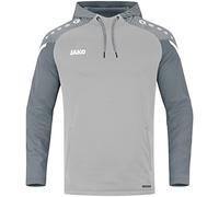 JAKO Sweat à capuche Performance, taille : 38, couleur : gris clair/gris pierre