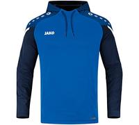 JAKO Sweat à capuche Performance, taille : 42, couleur : bleu roi/bleu marine