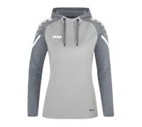 JAKO - Sweat à Capuche Performant, Femme, Gris Doux/Gris Pierre, 36