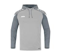JAKO - Sweat à Capuche Performant, Mixte, Gris Doux/Gris Pierre, L