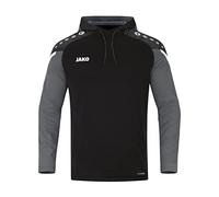 JAKO - Sweat à Capuche Performant, Mixte, Noir/Anthra Clair, XL