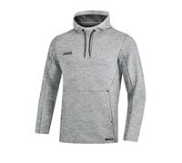 JAKO - Sweat à Capuche Premium Basics, Mixte, Gris Clair Chiné, L