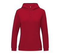JAKO - Sweat à Capuche Zippé Pro Casual, Femme, Piment Rouge, 36