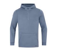 JAKO - Sweat à Capuche Zippé Pro Casual, Mixte, Bleu Fumé, M