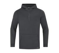 JAKO - Sweat à Capuche Zippé Pro Casual, Mixte, Gris Cendré, XXL