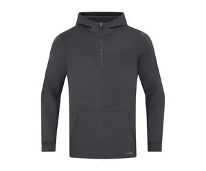 JAKO - Sweat à Capuche Zippé Pro Casual, Mixte, Gris Cendré, XXL