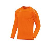 JAKO - Sweat Classique, Mixte, Orange Fluo, S
