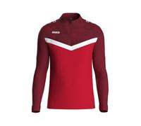 JAKO Sweat de sport rouge / lie de vin / blanc, Taille 128
