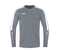 JAKO - Sweat-Shirt Puissance, Mixte Enfant, Gris Pierre, 116