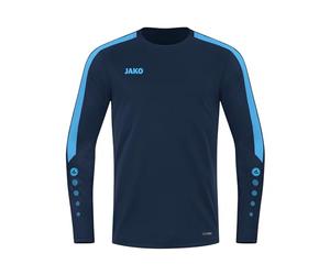 JAKO - Sweat-Shirt Puissance, Mixte Enfant, Marine/Bleu Ciel, 164