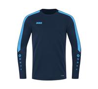 JAKO - Sweat-Shirt Puissance, Mixte, Marine/Bleu Ciel, S