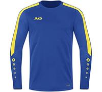 JAKO - Sweat-Shirt Puissance, Mixte, Royale/Citro, M