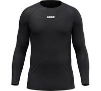 JAKO T-Shirt à Manches Longues pour Enfant, Noir, Taille 3XS