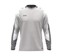 JAKO T-Shirt à Manches Longues Unisexe Dynamic, Gris Clair/Blanc/Gris, Taille XXL