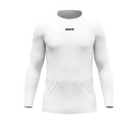JAKO T-Shirt à Manches Longues Unisexe léger, Blanc, Taille XL