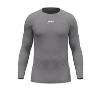 JAKO T-Shirt à Manches Longues Unisexe léger, Gris, Taille L