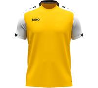 JAKO T-Shirt Dynamic pour Femme, Jaune/Blanc/Noir, Taille L