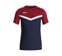 JAKO T-Shirt fonctionnel bleu marine / rouge / rouge carmin, Taille M
