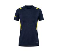 JAKO T-Shirt fonctionnel 'Challenge' bleu foncé / jaune, Taille 34