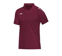 JAKO T-Shirt fonctionnel 'Classico' bordeaux / blanc, Taille 164