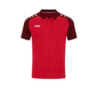 JAKO T-Shirt fonctionnel rouge / rouge carmin / noir / blanc, Taille S