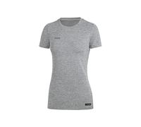 JAKO - T-Shirt Premium Basics, Femme, Gris Clair Chiné, 34