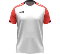 JAKO T-Shirt Unisexe Dynamic, Blanc/Corail/Marine, Taille L