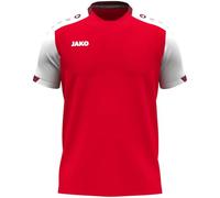 JAKO T-Shirt Unisexe Dynamic, Rouge/Blanc/Rouge foncé, Taille L