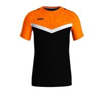 JAKO T-shirt Iconic Noir/Orange fluo L Hommes