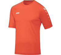 JAKO - Équipe Maillot (Manches Courtes), Mixte Enfant, Flamme, 128
