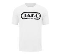 JAKO - Tee-Shirt Rétro, Mixte, Blanc, XXL