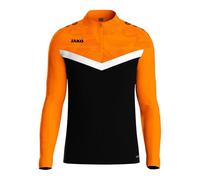 Jako Ziptop Iconic, Noir/Orange Fluo, XL Mixte