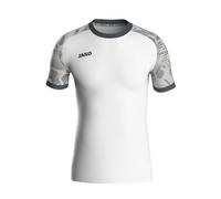 JAKO Trikot Iconic, Chemise Enfants Unisexes, weiß/Soft Grey/Anthra Light,