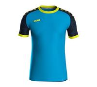 Jako Trikot Iconic Maillot, Bleu/Bleu Marine/Jaune Fluo, 3XL Homme