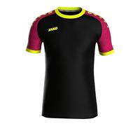 Jako Maillot Iconic, Noir/Rose/Jaune Fluo, XXL Homme