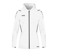 JAKO - Veste à Capuche Challenge, Femme, Blanc/Anthra Clair, 44