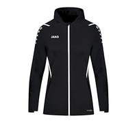 JAKO Veste à capuche Challenge Femme Noir et blanc Taille 44
