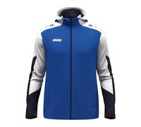 JAKO Veste à capuche Dynamic pour enfant, bleu roi/blanc/bleu marine, 164 cm