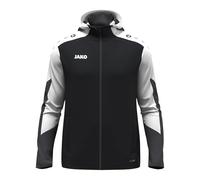 JAKO Veste à capuche Dynamic pour enfant Noir/Blanc/Anthracite 164 cm