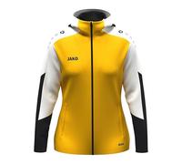 JAKO Veste à Capuche Dynamic pour Femme, Jaune/Blanc/Noir, Taille L